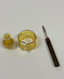 Bronx Glass dab tool dish and cap combo