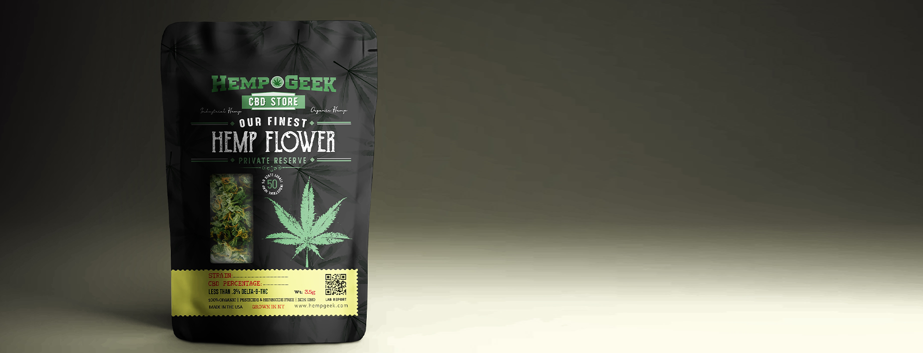 Hemp Geek Premium Organic CBD Hemp Flower Smokeable