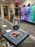 Chuck B Glass bigboy opal rig watermelon top 14mm 90 degree
