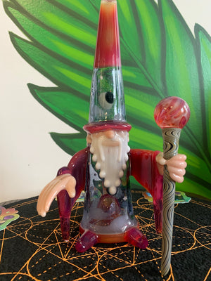Phil Siegel Wizard of Twilight full wizard with crushed opal stardust upgrade includes dabber Wizard staff - hempgeek