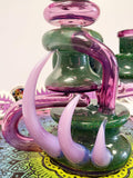 Freeek Glass Terpcycler rig with crushed Opal by Scott Andrews