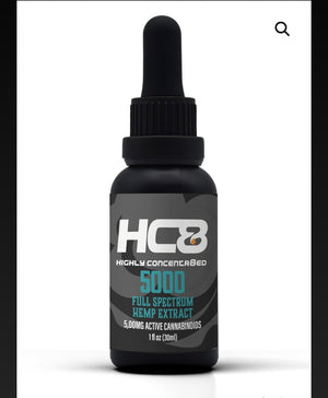 HC8 Full Spectrum 5000mg CBD tincture