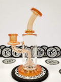 FatBoy Glass colored straight tube “Hot Sauce”