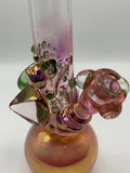 Grinder Glass 14 inch sculpted series water pipe hand made in USA - hempgeek