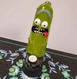 Daniels Glass Art Puffco Peak top for OG or Pro Peak Pickle Rick from Rick and Morty