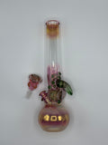 Grinder Glass 14 inch sculpted series water pipe hand made in USA - hempgeek