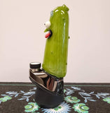 Daniels Glass Art Puffco Peak top for OG or Pro Peak Pickle Rick from Rick and Morty
