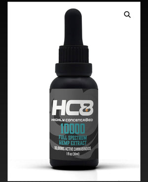 HC8 Full Spectrum 10,000mg CBD tincture