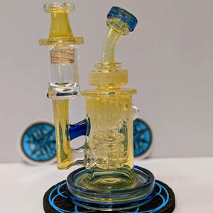 Bronx Glass rig blue accent 14mm 90