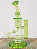 FatBoy Glass by Dono Lime Green colored Klein recycler