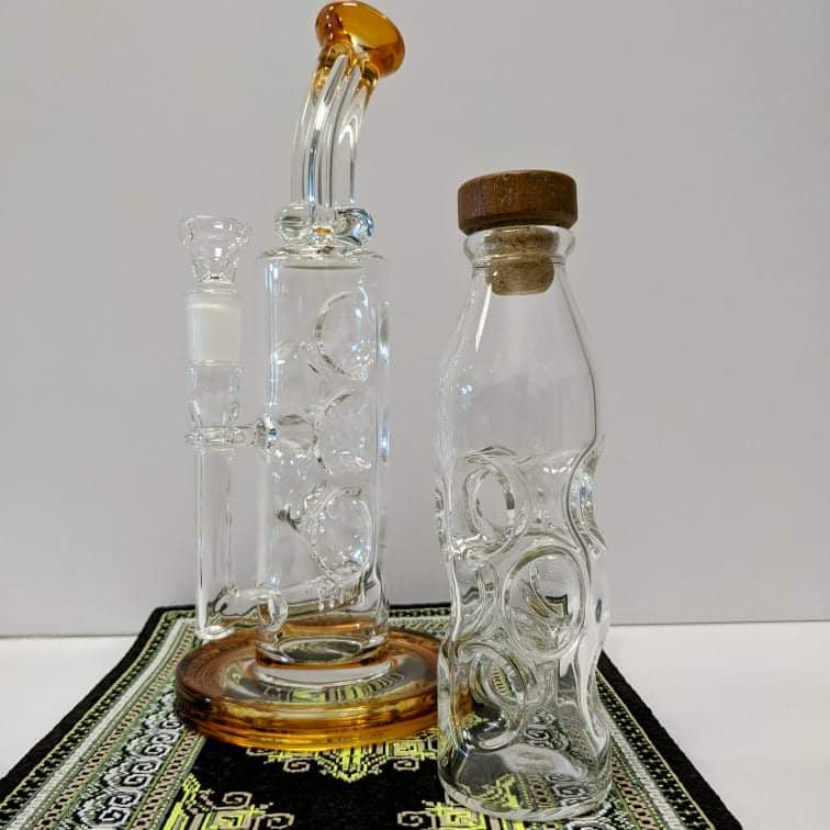 Davin Titland XL brown color accent rig and iso jar 14mm/90