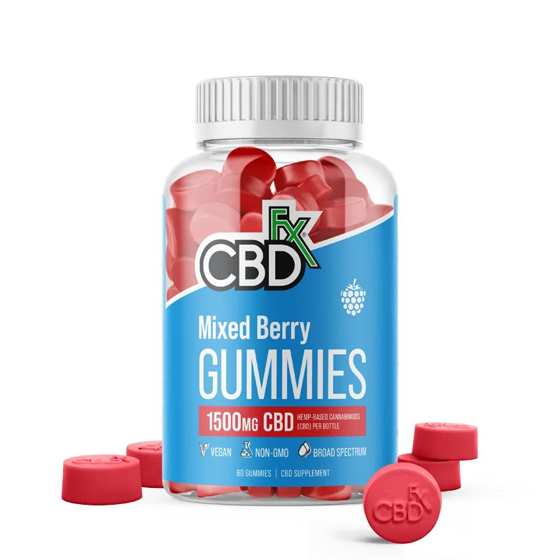 CBDFX Mixed Berry Gummy - 1500mg