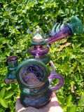 Freeek Glass Terpcycler rig with crushed Opal by Scott Andrews