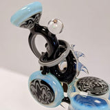 Cambria Glass rig 14mm/90 zebra swirl design