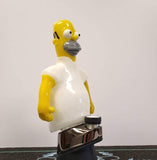 Daniels Glass Art Puffco Peak top for OG or Pro Peak Homer from Simpsons