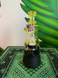 Eternal Flame works Puffco Peak or Peak Pro glass top colored glass with opal @eternalflameworks