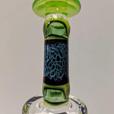 Chuck B Glass bigboy opal rig green on green top 14mm 90 degree - hempgeek