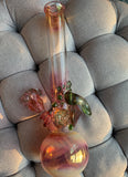 Grinder Glass 14 inch sculpted series water pipe hand made in USA - hempgeek