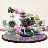 Freeek Glass Terpcycler rig with crushed Opal by Scott Andrews