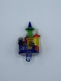 JEBB Glass Rainbow directional carb cap - hempgeek