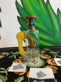 Boro Farms Floater Puffco Peak or peak pro glass top with Color work with matching cap