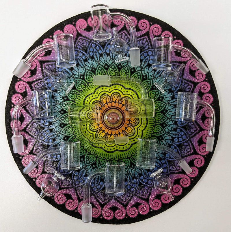 Quave CB XXL quartz bangers beveled made in USA 10mm 90 degree - hempgeek