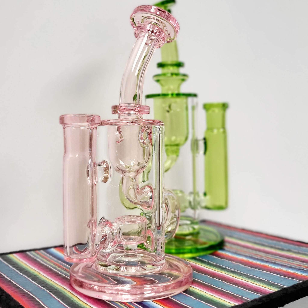 FatBoy Glass by Dono Lime Green colored Klein recycler