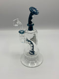 Boro Farms glass rig colored - hempgeek