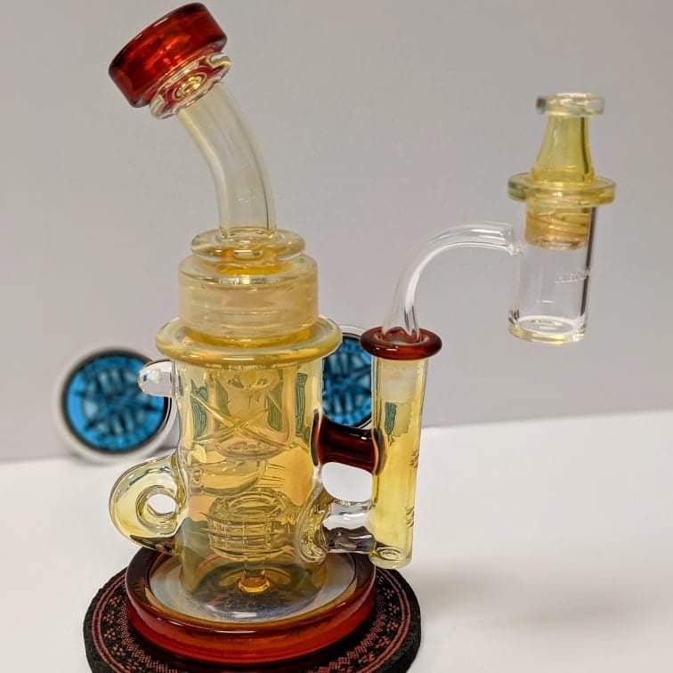 Bronx Glass rig red accent 14mm 90