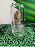 Galloway Glass Puffco Peak Glass Top Single ratchet perc with color work upgrade