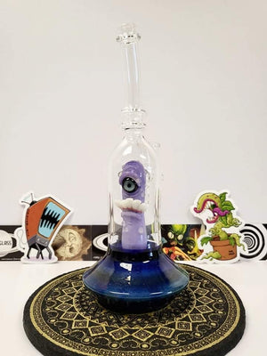 Space Glass UFO Alien rig purple color alien @spaceglass 14mm 90 degree