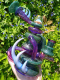 Freeek Glass Terpcycler rig with crushed Opal by Scott Andrews