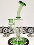 FatBoy Glass colored straight tube “Portland Green”