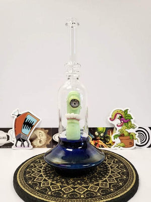 Space Glass UFO Alien rig green color alien @spaceglass 14mm 90 degree