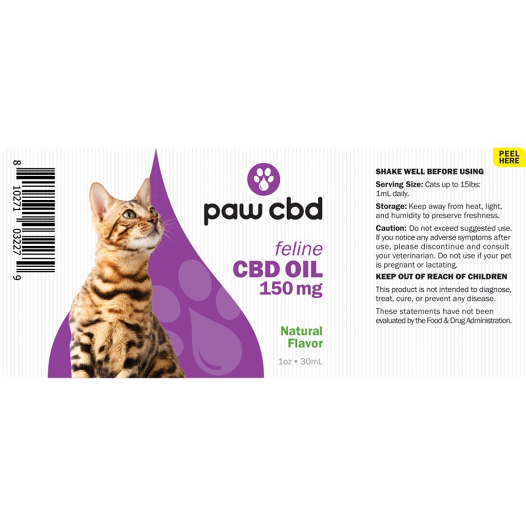 PawCBD Feline CBD Oil Tincture - 30ml