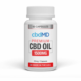 cbdMD Oil Capsules 30 & 60 Count 1500mg 60ct