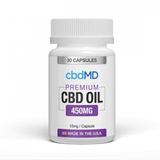 cbdMD Oil Capsules 30 & 60 Count 450mg 30ct