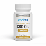 cbdMD Oil Capsules 30 & 60 Count 3000mg 60ct