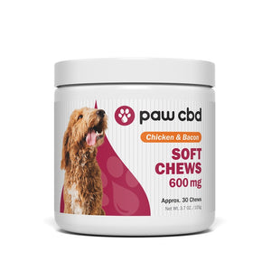 cbdMD Soft Chews For Dogs - 30ct Chicken And Bacon 600mg