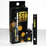 HoneyStick Twist 510 CBD Vape Battery & Charger Black